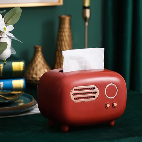 Capa de Caixa de Tecido Estilo Nórdico, Material Abs de Grande Capacidade para Mesa de Casa, Organiz