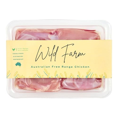 Wild Farm Chicken Free Range Boneless Chicken - Thigh Skin Off 450g (1 pack)