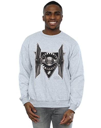 Star Wars Men's The Last Jedi TIE Fighter Sweatshirt XXX-Large Sport Grey