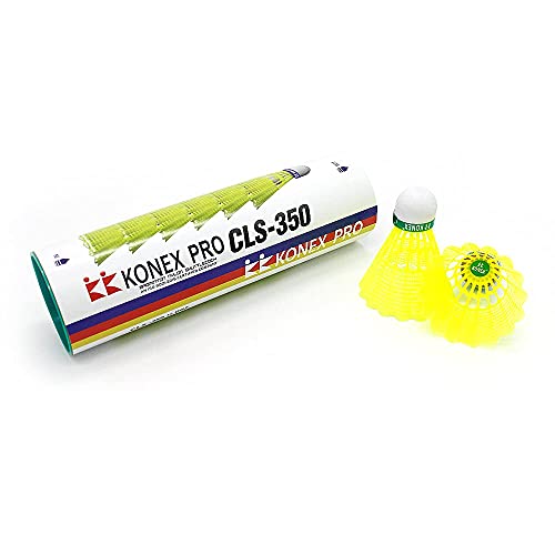 Image of KONEX Nylon Badminton Shuttlecock CLS 350 Pack of 6 PC