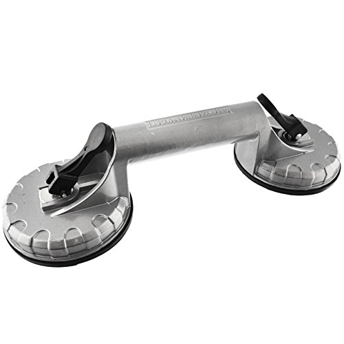 AB Tools Aluminium Double Suction Lifter Pad Glass Window Mirror Metal Dent Puller TE344
