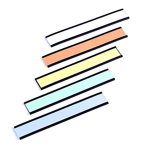 Mastervision Magnetic Data Card Holders, 6 X 1 Inches, Black, Pack Of 10 Holders (Fm2632) #TOP2