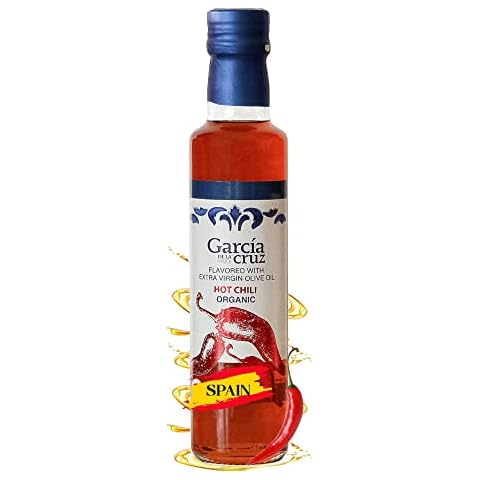 Hot Chili Infused Olive Oil by Garcia de la Cruz, Premium Spanish Organic Olive Oil, Single-Origin Family Owned, Non GMO and Organic Cover