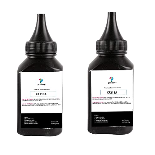 Image of proffisy 2 Pack 18A Toner Powder Compatible with HP 18A CF218A Toner Cartridge -50g Per Bottle