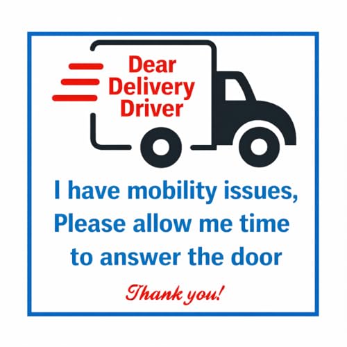 Attention Delivery Drivers Please Leave Packages By Front Door Sign