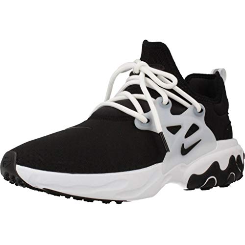 Nike Men's React Presto Running Shoes (11, Black/Black/White)