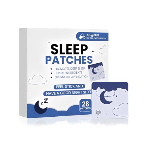 QOCUILC Parches para dormir (56 unidades), Ayuda para dormir, Mezcla de fragancias relajantes para el descanso nocturno