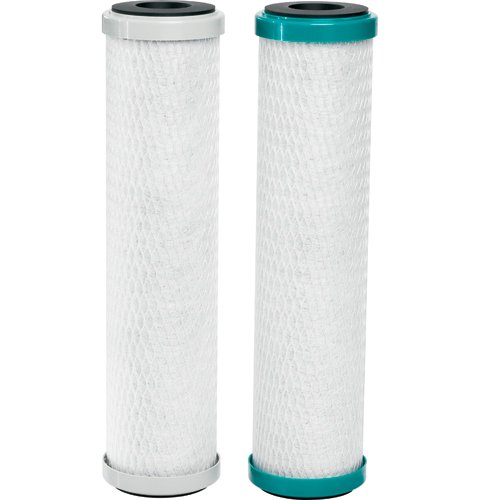 GE FXSVC Under Sink Water Filter Replacement for Water Filtration System Twice-Filtered Water Reduces Sediment Other Impurities from