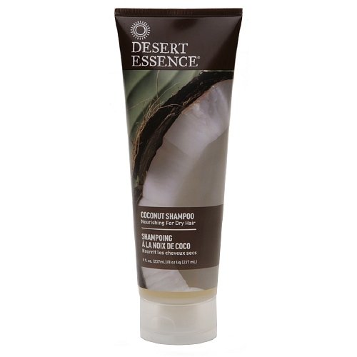Desert Essence Shampoo, Nourishing for Dry Hair, Coconut 8 oz (237 g) (Pack of 3