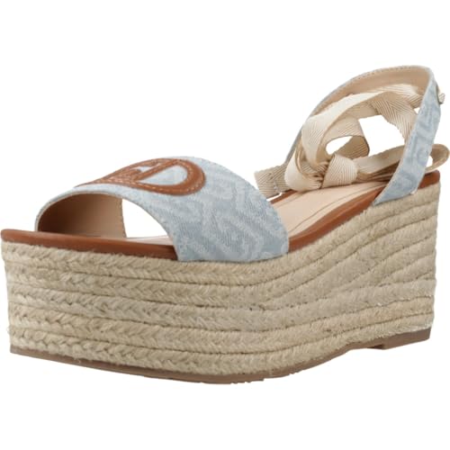 Liu Jo Sandale Platform Bali le chic italien en cuir véritable