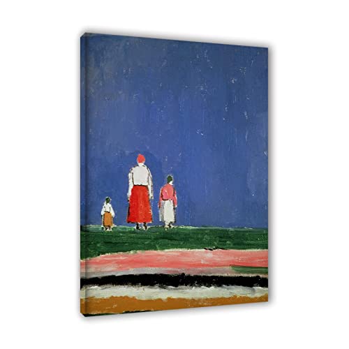Peinture d'art abstrait Kazimir Severinovich haute définition encadrée