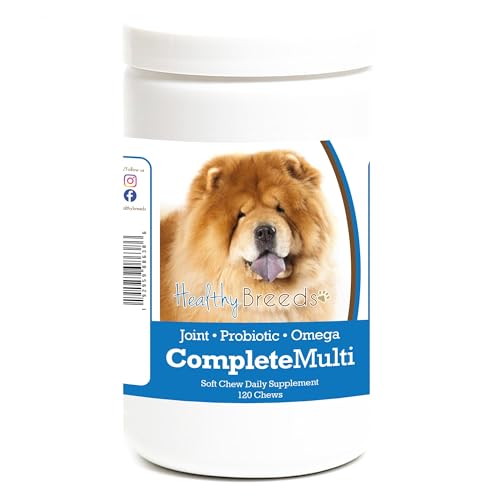 Healthy Breeds Chow Chow All in One Multivitamin Soft Chew 120 Co...