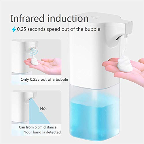Preisvergleich Produktbild Bjia Automatische Messhandseifenspender Wand montierten Maschine Desinfektionsdesinfektionsflüssigkeit berührungslosen Schaum Handseifenspender Maschine
