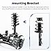 Front Struts Assembly Shock Absorber & Sway Bars End Links Compatible with 2004-2009 Mazda 3 (Excludes MazdaSpeed), Replace 172264 K80235 (4Pcs)