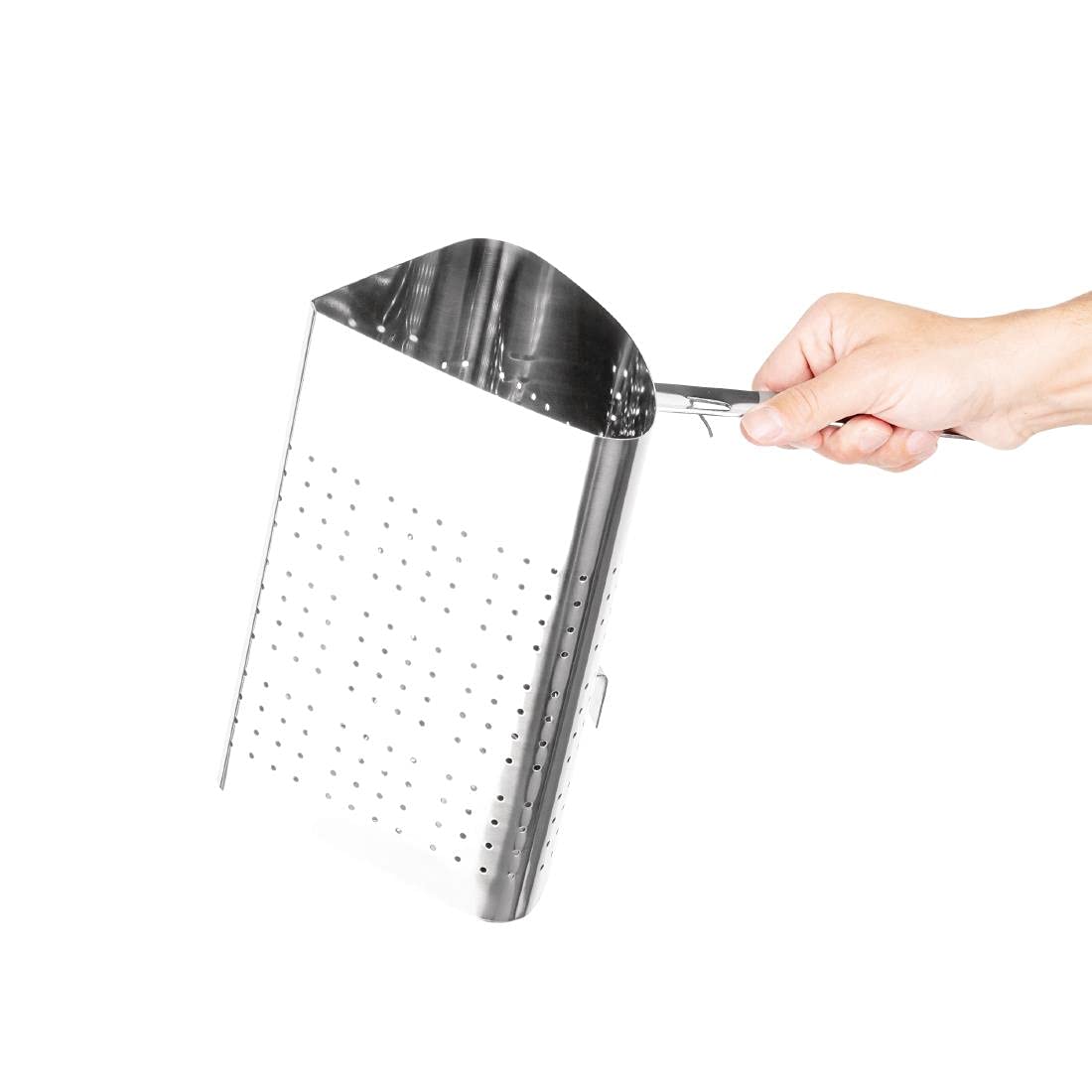 Vogue Panier cuit-pâtes inox, couleur argent, Taille : 233 (H) x 210 (L) x 325 (P) mm, contient, cuit et égoutte les pâtes ou blanchit les légumes, usage professionnel et domestique, DM058