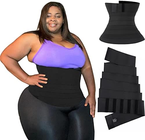 Bestash Snatch Me Up Bandage Wrap Waist Trainer for Women Plus Size, Waist Wraps for Stomach, Stomach Wraps for Belly Fat