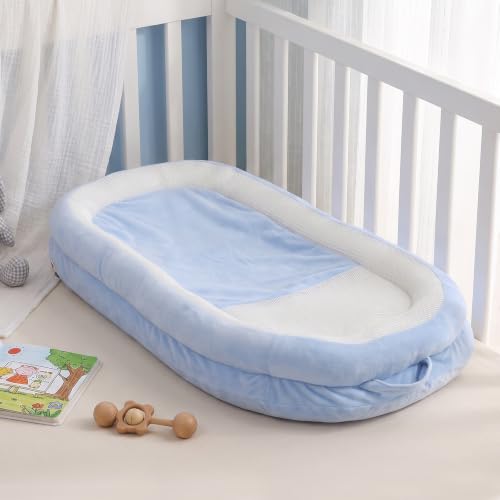 Image of Baby Lounger for Newborn,Infant Support Cushion for 0-24 Months | Infant Lounger for 0-24 Months,Breathable & Skin-Friendly Fabric, Portable Baby Lounger Pillow,Infant Lounging,Tummy Time