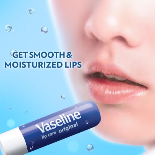 Image of Vaseline Lip Care Original Lip Balm Stick 4.8g (Pack of 3)