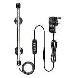 VARMHUS LED Aquarium Lighting, Aquarium Lamp White and Blue Color Changing Submersible Fish Tank...