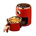 4,5 L Ölfreie Luftfritteuse Haushaltsluftfritteuse Friteuse Mit Großer Kapazität Multifunktionale Pommes-Frites-Maschine Für Heim Und Feld (Color : Orange, Size : 28 * 36.5cm)