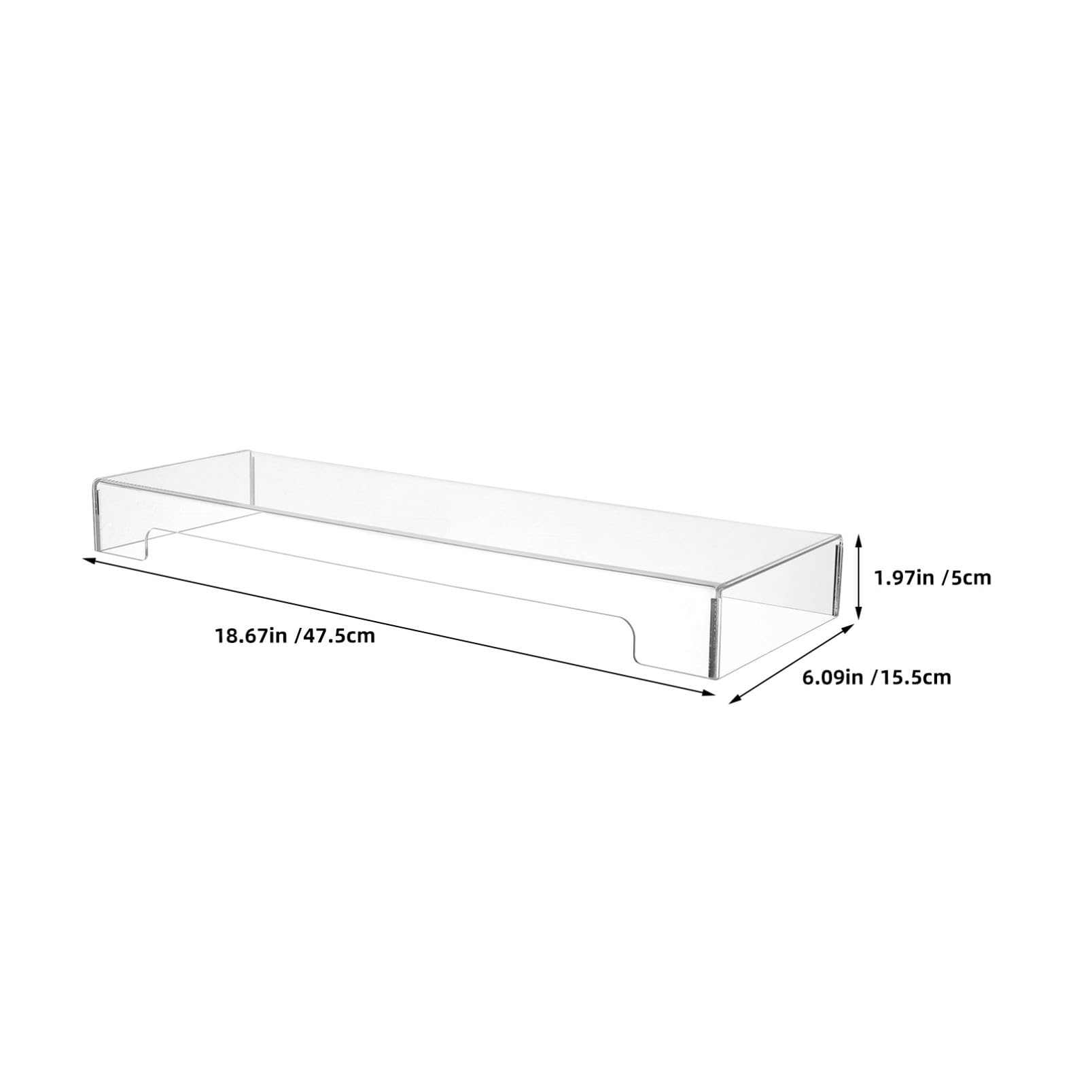 Couvercle Clavier PC Acrylique Transparent Rigide pour Protection Poussière