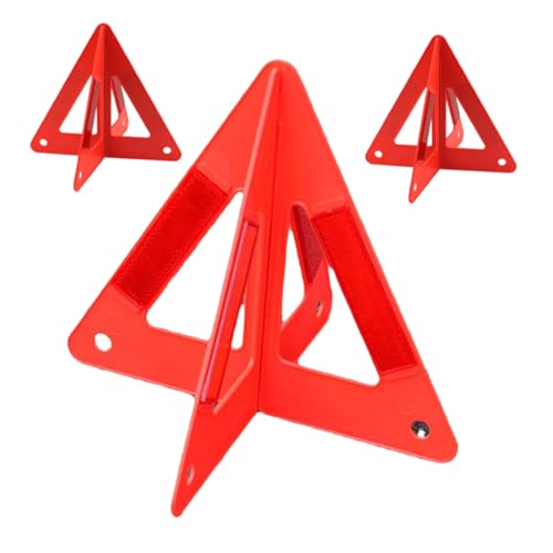 Triangle de signalisation routière réfléchissant pour vos trajets de nuit en toute sérénité