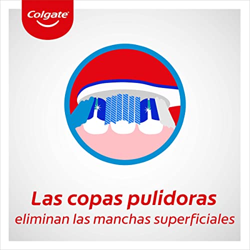 Miniatura 11 de Colgate Total Cepillo De Dientes Dureza Media, Pack 2 Uds, Limpieza Completa Y Profunda, Elimina La Placa, Limpiador De Lengua Y Mejillas, Elimina Las Bacterias Causantes Del Mal Olor