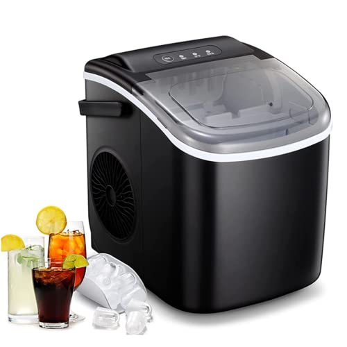 Máquina para Hacer Hielo Portátil de 26 lbs 24 h