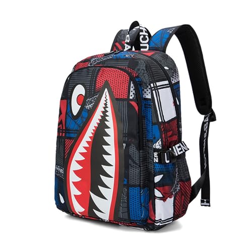 Zaino per bambini Ragazzo Zainetto Scuola Galaxy Borsa con porta di ricarica Zaini Casual Adolescenti scuola Borse da bambino leggero usb