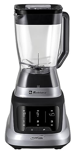 Image of Koblenz Professional Countertop Blender, 1200W, 68 oz, Black /Chrome, LKM-9406