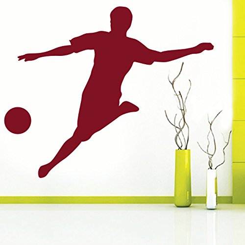Buy amazon Wall stickers Men Kicks Football Wall Sticker Online at Low