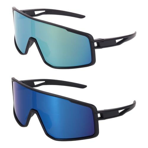 Lunettes de soleil de sport polarisées homme pour éviter l'éblouissement en VTT