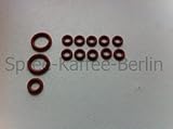 10 x Druckschlauchdichtungen SKB Dichtungssatz geeignet für Saeco Auslaufstutzen mit Druckschlauchdichtungen -Set 40-