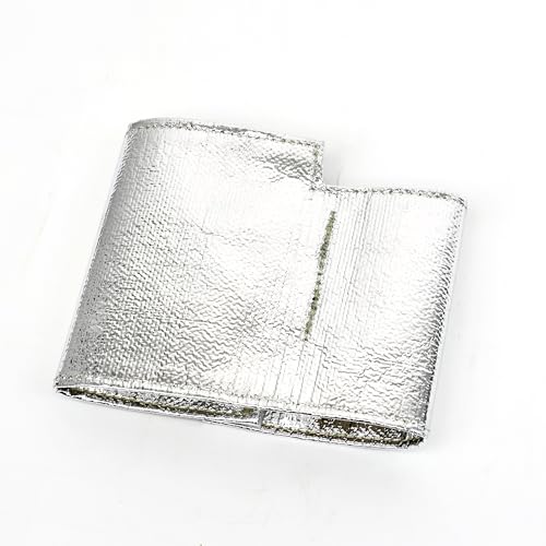 Michigan Motorsports LS-Style Starter Heat Shield | High-Temp Reflective Flex Shield for GM LS Engines | Starter Heat Protection for Tight Engine Bays & Performance