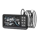 工業用内視鏡、8mm 1080P HDデジタルボアスコープ検査カメラ4.3インチLCDスクリーンIP67防水スネークカメラ8個のLEDライト付き、便利なツール、2600MAhバッテリー