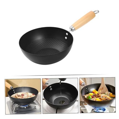 Wok antiadherente mini SHOWERORO para cocina miniatura 5