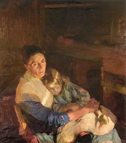 Affiche Décorative Joaquin Sorolla la femme du pêcheur pour salon 60x90cm