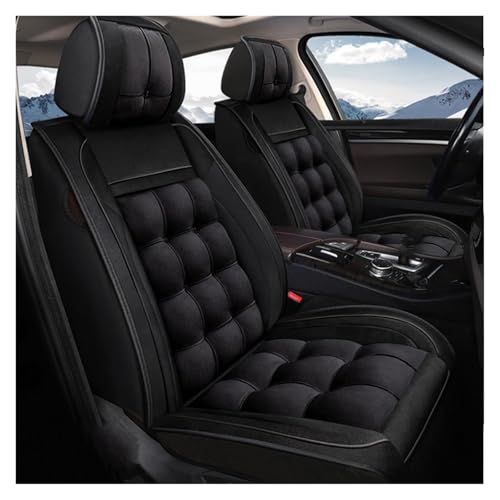 Housses sieges universelles noires un set complet de protection auto
