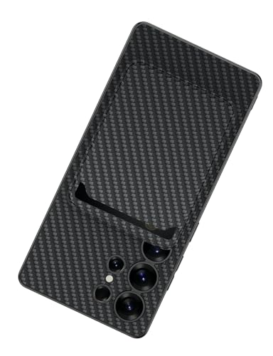 Image of BOUNCEBACK Vegan Leather Magnetic Charging Support Case with Detachable Wallet Accessiories for Samsung Galaxy S25 Plus - (Carbon Black | Faux Leather)