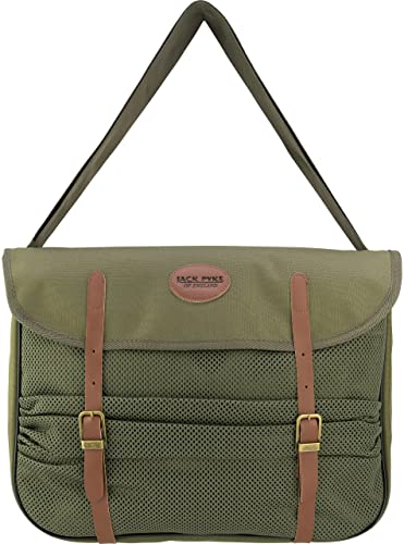 Bolsa de caza bandolera Jack Pyke con acabados en cuero y lona resistente 7