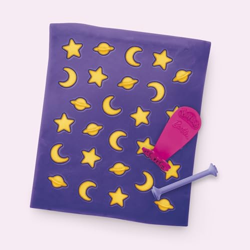 Play-Doh Barbie Joyaux et gemmes, recharges pour Coffret de pâte à Modeler