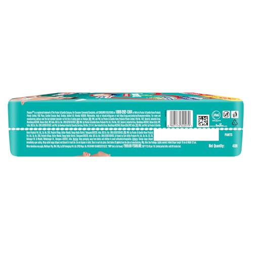 Pampers Happy Sleep Pant Diapers, Medium, 48 Count, 7-12 Kg - Image 7