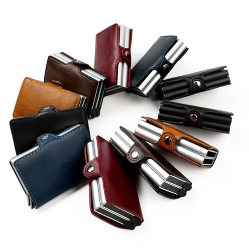 Generic Shielady RFID new anti-theft wallet (Black-Oil)3