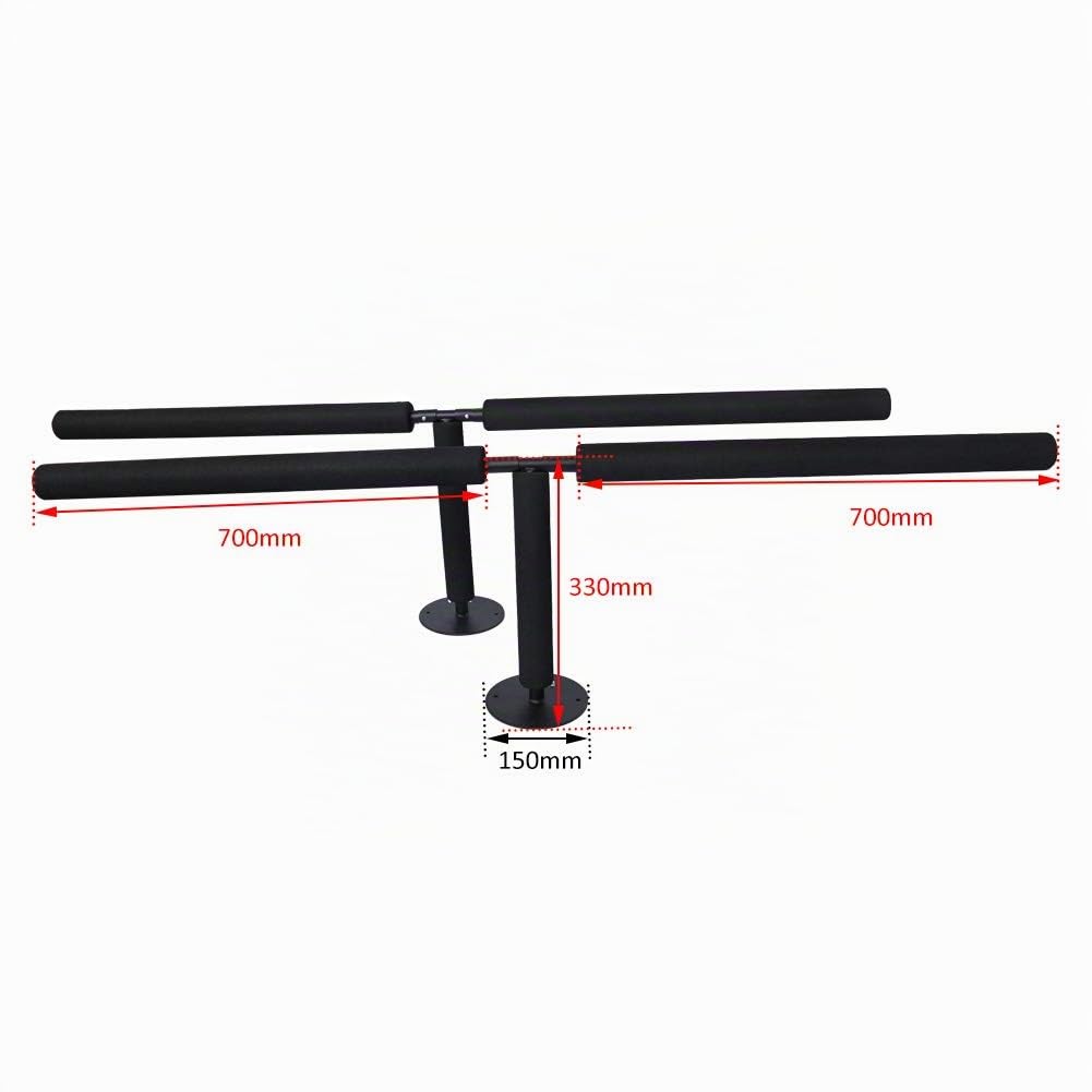 Double-SUP 4boarder® Decken-Halterung Halter Boardhalterung Boardhalter | für 2 | Stand-up Paddleboard | S.U.P. | Surfboard | Longboard | Wellenreiter | Kajak | schwarz Kajak