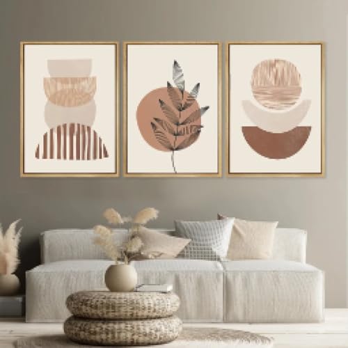 Plante soleil peinture ligne mur art pour habiller un grand mur vide