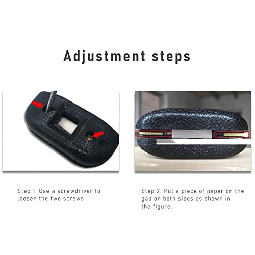 HOMU Ice Skates Blade Grinder Stone Skate Sharpener Skate Sharpening Tool Ice Skates Blade Sharpener Skate Edge Blade Hand Held Skate Sharpening for Figure Skating Blades Ice Hockey Skates (Blue)