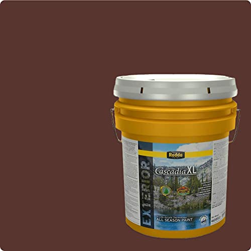 Rodda Paint CASCADIA XL Exterior Velvet All Seasons Paint & Primer in One, 5-Gallon, Cayenne