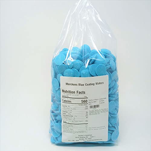 Merckens Coating Wafers Melting Wafers Blue 5 pounds