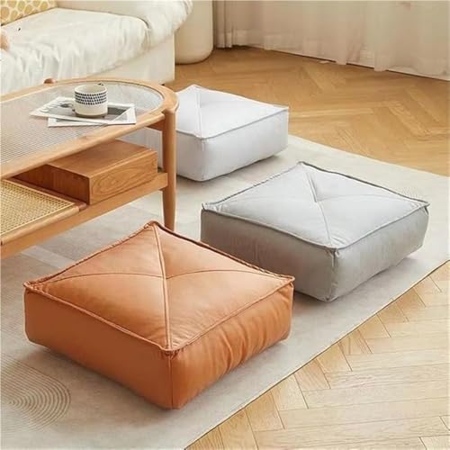 Coussin de sol extra épais imperméable de 15cm en simili cuir résistant et durable