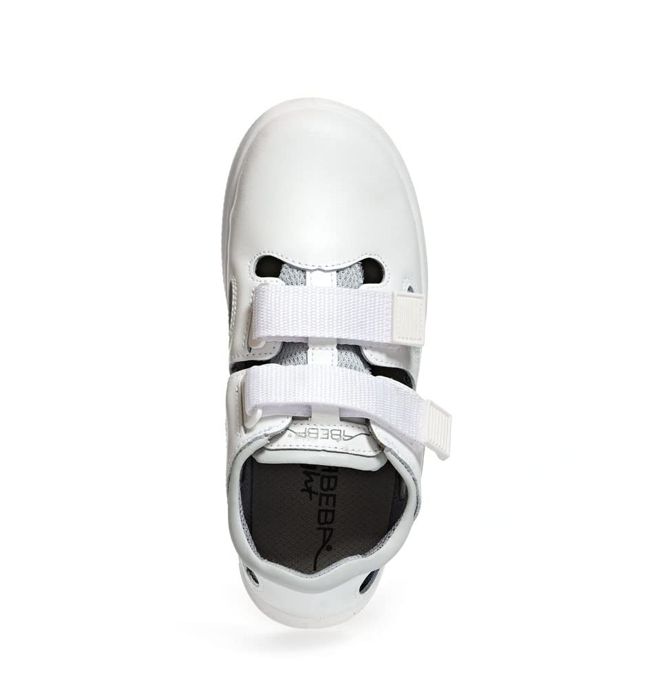 ABEBA 7131131 X-LIGHT ESD Sandalen, O1, FO, SRC, Weiß, Größe 43